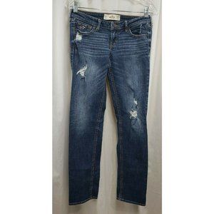 Hollister California Low Rise Skinny Blue Jeans Size 5R 27x33 Denim Medium Wash